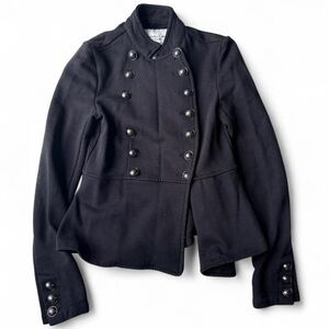 Y2K American Rag Cie Military Style Jacket – Black – Size XXS